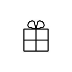 Gift icon vector illustration. gift sign and symbol. birthday gift