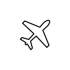 Plane icon vector illustration. Airplane sign and symbol. Flight transport symbol. Travel sign. aeroplane