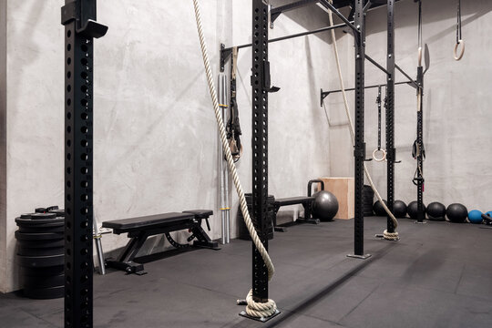 Empty Fitness Gym Studio