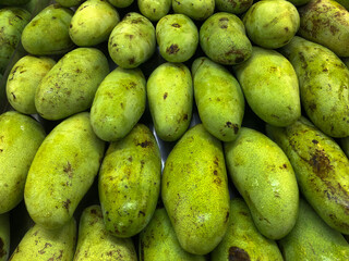 Group of Mangoes in the market 