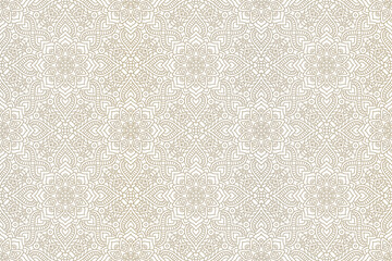 Fototapeta premium Neutral ornamental overlay