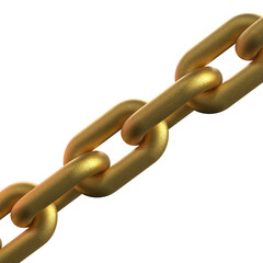 Golden chain 3d