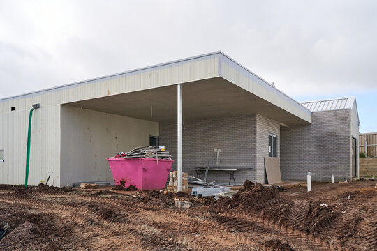 House under construction 