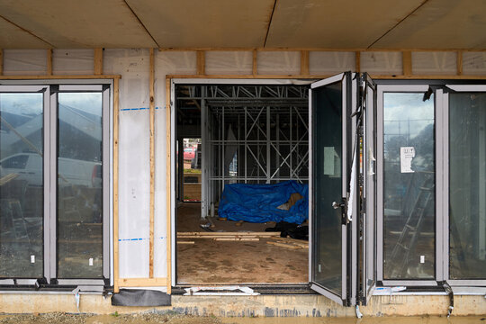 Residential home under construction 