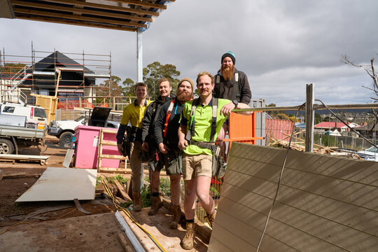 Crew of carpenters