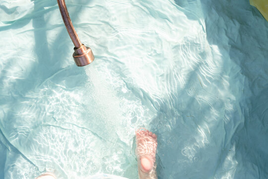 Sunlit Water Play
