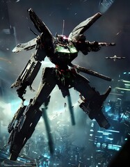 Giant mecha robot 