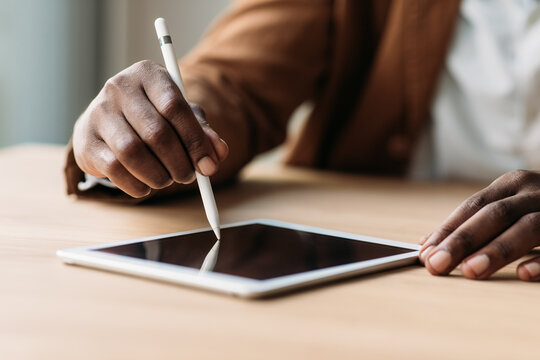 Man Using Digital Tablet
