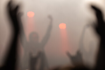 Audience response to heavy metal rock gig