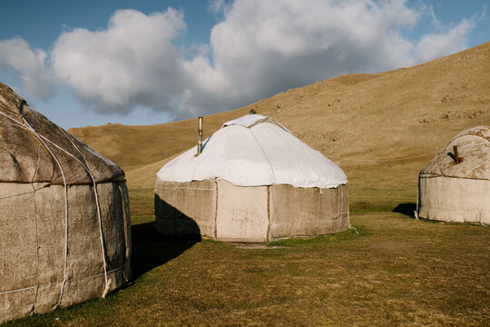Traditional Yurt In Kyrgyzstan