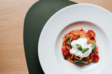 Italian spaghetti dinner