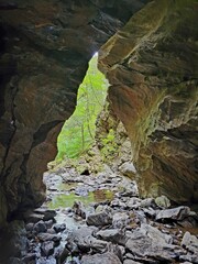 Inside Cave Called Dover Stone Church Dover Plains New York