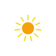 sun icon vector design templates