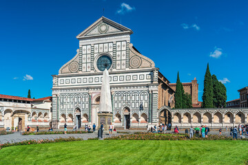 Basilica of Santa Maria Novella, Florence, Italy, Europe