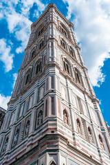Giotto's Bell Tower, Florence Cathedral, Florence, Italy 