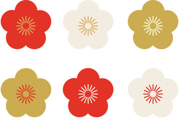 梅　花　イラスト