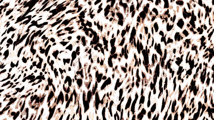 Leopard print background design with animal skin texture and gold stains.