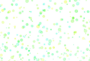 背景素材_カラフルなドット_緑