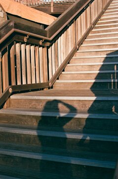 Silhouette Shadow Of Photographer 