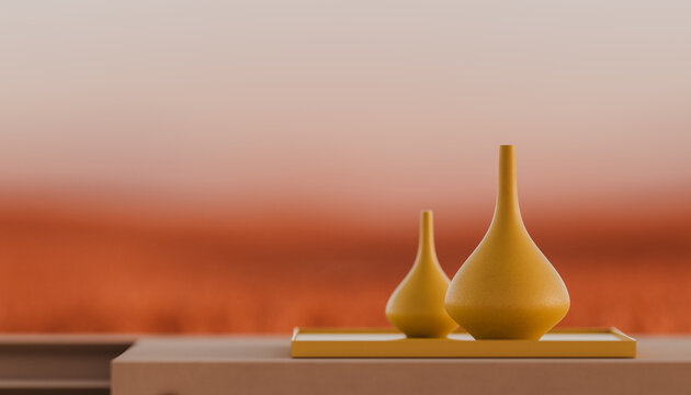 3D Handmade minimal ceramics 