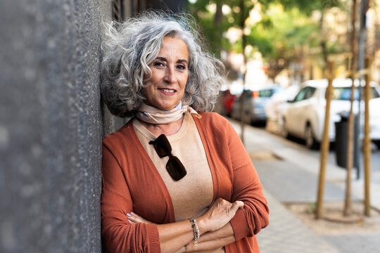 Portrait of modern mature woman