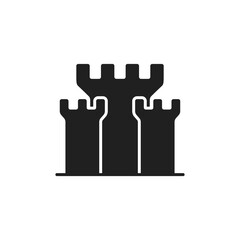 fort icon vector design illustration