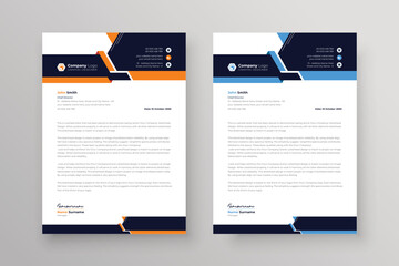creative business letterhead corporate identity stylish company invoice and cover design a4 size 