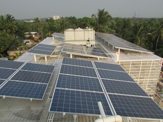 solar power plant for waste management 