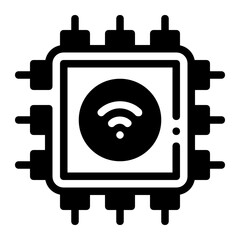 Icon Wifi With Style Glyph