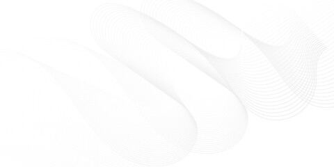 Abstract white paper wave background and abstract gradiant and white wave curve lines banner background design. Vector illustration. Modern template abstract design flowing particles wave. 