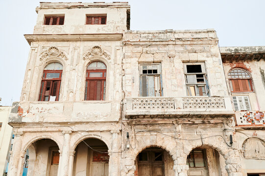 Colonial Buildings In Disrepair