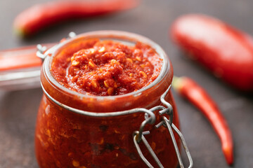 Home made Sambal oelek