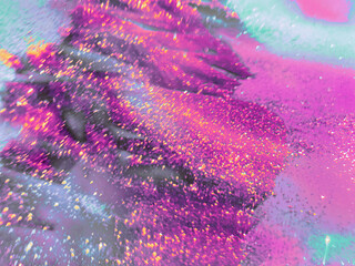 Sparkling elusive glitter background in vibrant colors