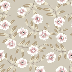 paisley  flower    Design pattern on background