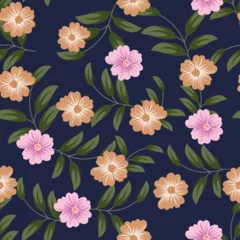 Meubelstickers paisley  flower    Design pattern on background © Parth Patel