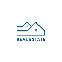 Simple Real Estate Logo Design