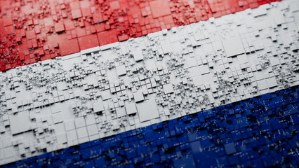 Netherlands Flag Background