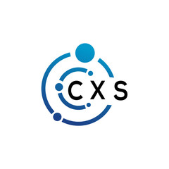 CXS letter logo design on  white background. CXS creative initials letter logo concept. CXS letter design.