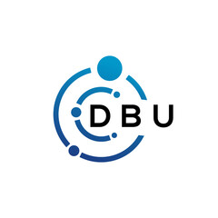 DBU letter logo design on  white background. DBU creative initials letter logo concept. DBU letter design.