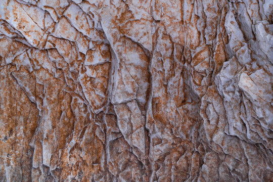 Abstract Red Cave Wall Texture