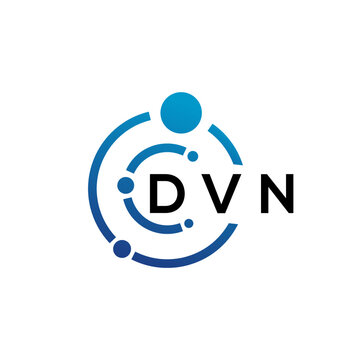 DVN letter logo design on  white background. DVN creative initials letter logo concept. DVN letter design.