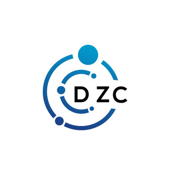DZC letter logo design on  white background. DZC creative initials letter logo concept. DZC letter design.