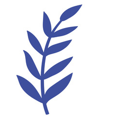 Plant vector illustration in flat color design