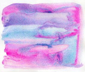 Bright lovely pink and blue art