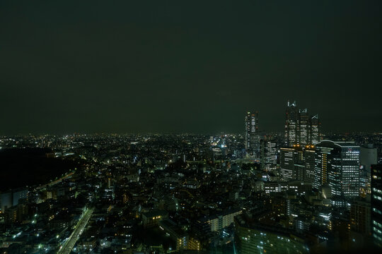 Tokyo's skyline at night