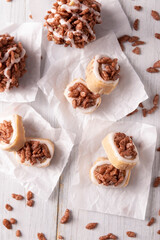 Homemade Mexican sweets, made from sweetened milk, traditionally handmade.