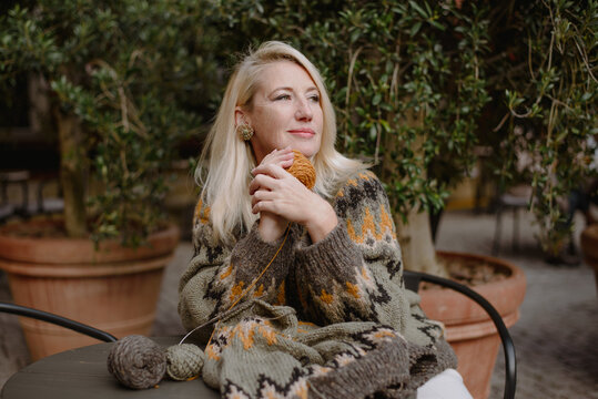 Portrait of elegant senior woman 