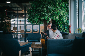 Executive meeting discussing work