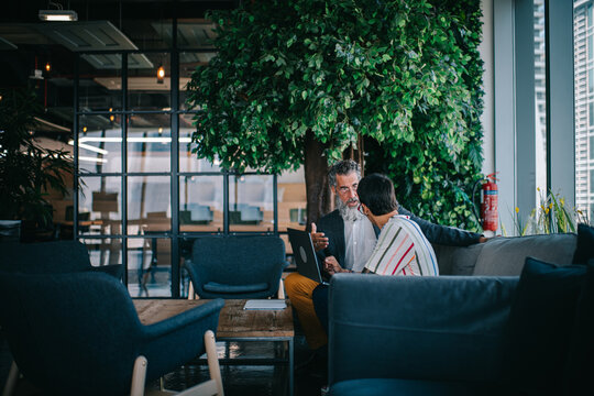 Executive meeting discussing work