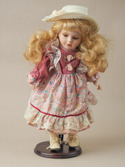 Vintage porcelain doll